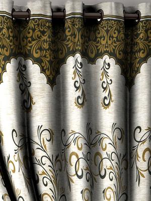 set of 2 polyester door curtains - 15984192 - Standard Image - 2