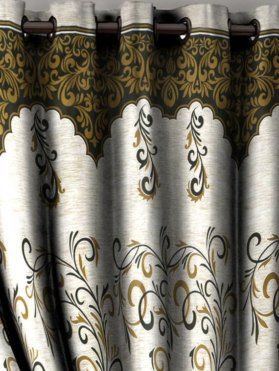 set of 2 polyester door curtains - 15984192 - Zoom Image - 2