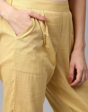 ankle length pleated trouser - 15987656 - Standard Image - 5