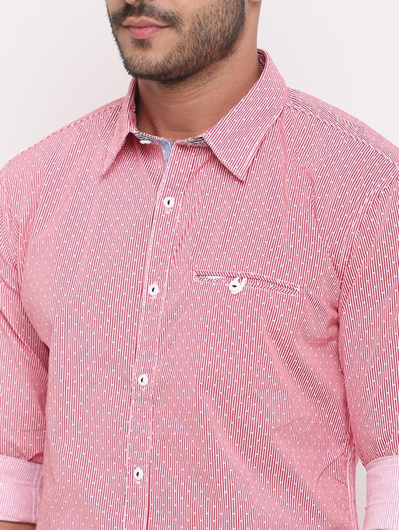 red striped casual shirt - 15988335 - Zoom Image - 5