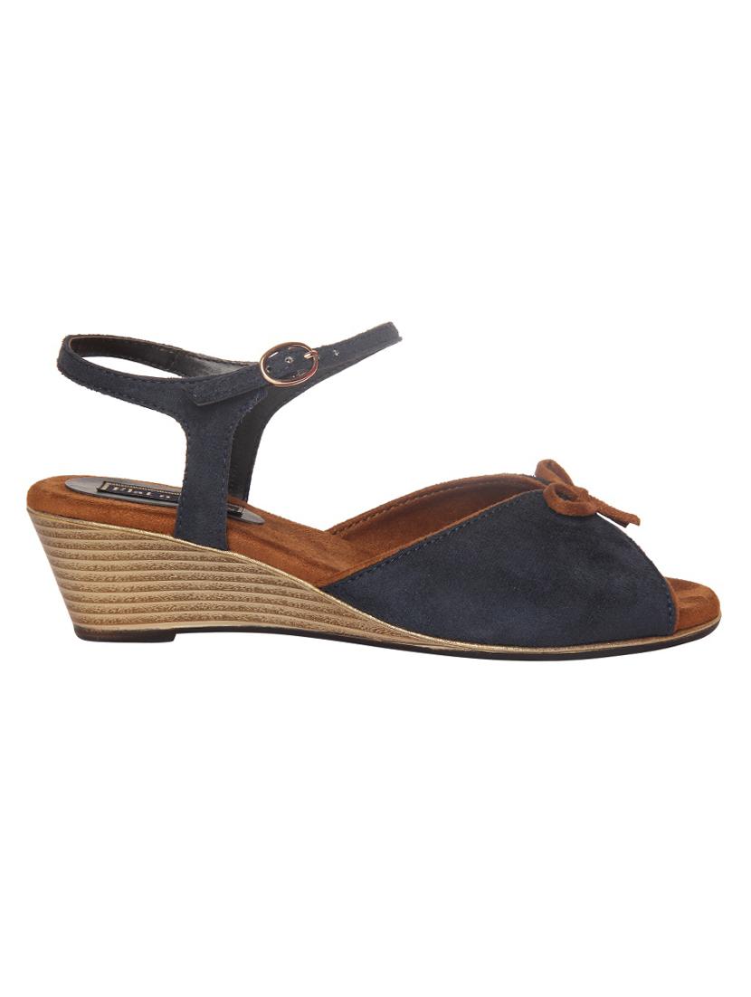 blue back strap wedges - 15988469 - Zoom Image - 2