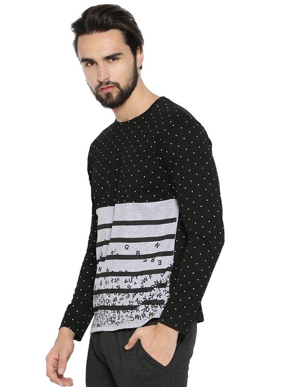 black all over print t-shirt - 15988673 - Zoom Image - 2