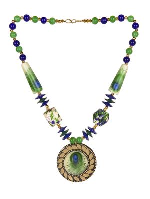 multi colored brass short necklace - 15988963 - Standard Image - 2