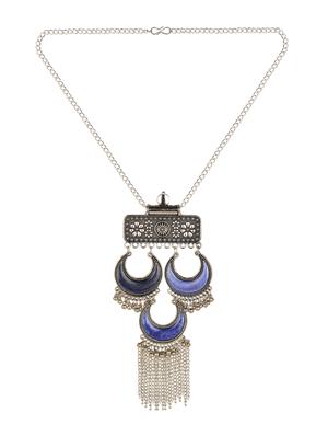 purple metal chain necklace - 15989089 - Standard Image - 2