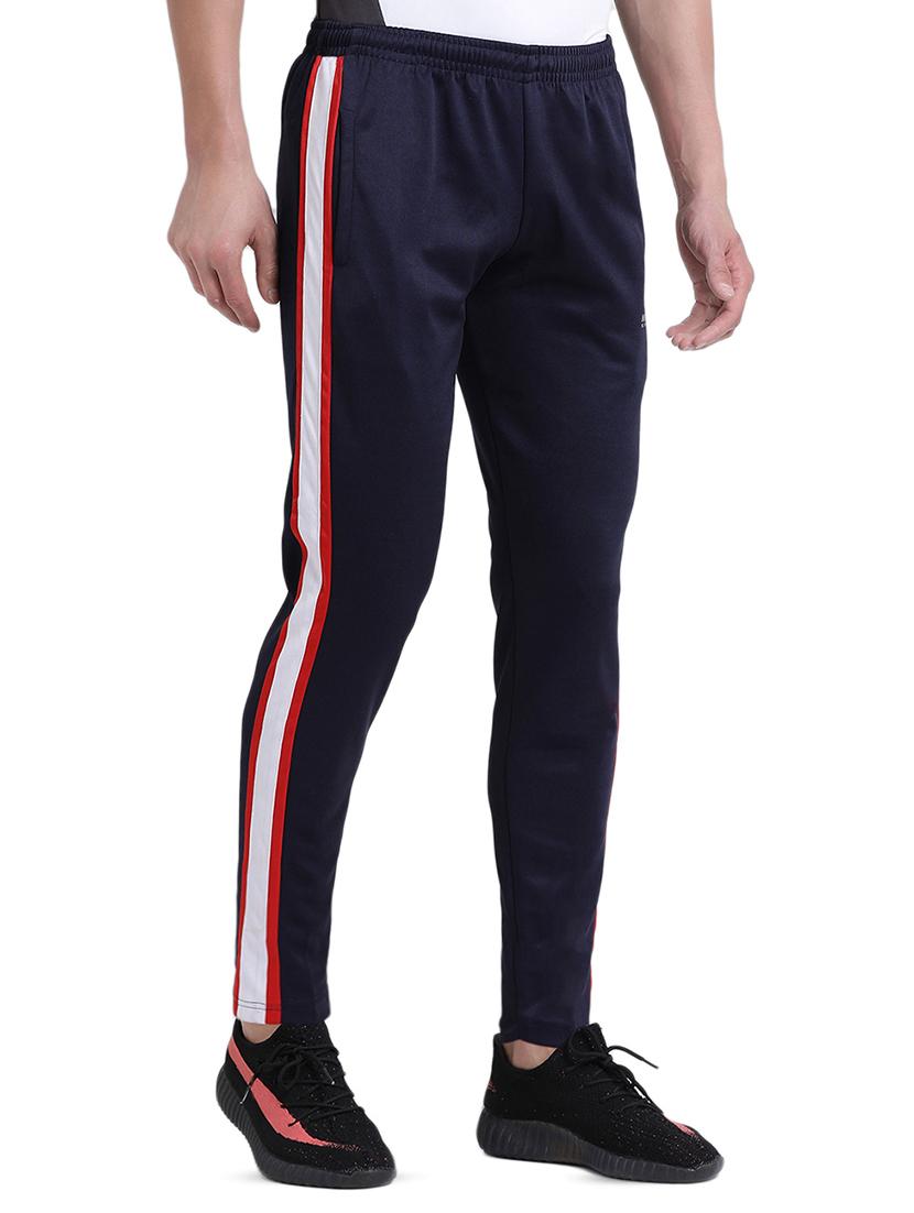 navy blue polyester track pant - 15989469 - Zoom Image - 2