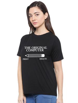 quirky prints short sleeves tee - 15990126 - Standard Image - 2