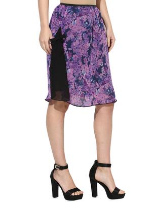tie knot detail floral a-line dress - 15996483 - Standard Image - 2