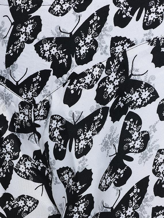 butterfly print flared palazzo - 15997915 - Zoom Image - 5