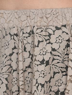 floral laced flared skirt - 15997928 - Standard Image - 5