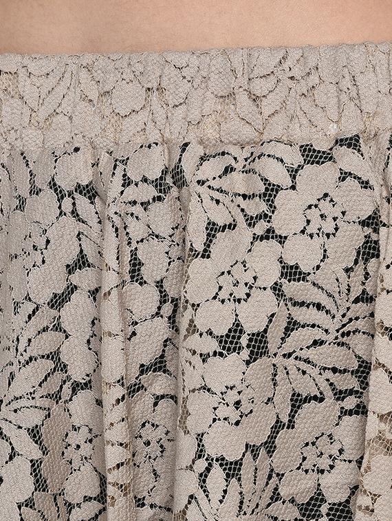 floral laced flared skirt - 15997928 - Zoom Image - 5