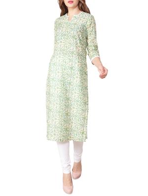 Straight printed kurta - 15998180 - Standard Image - 2