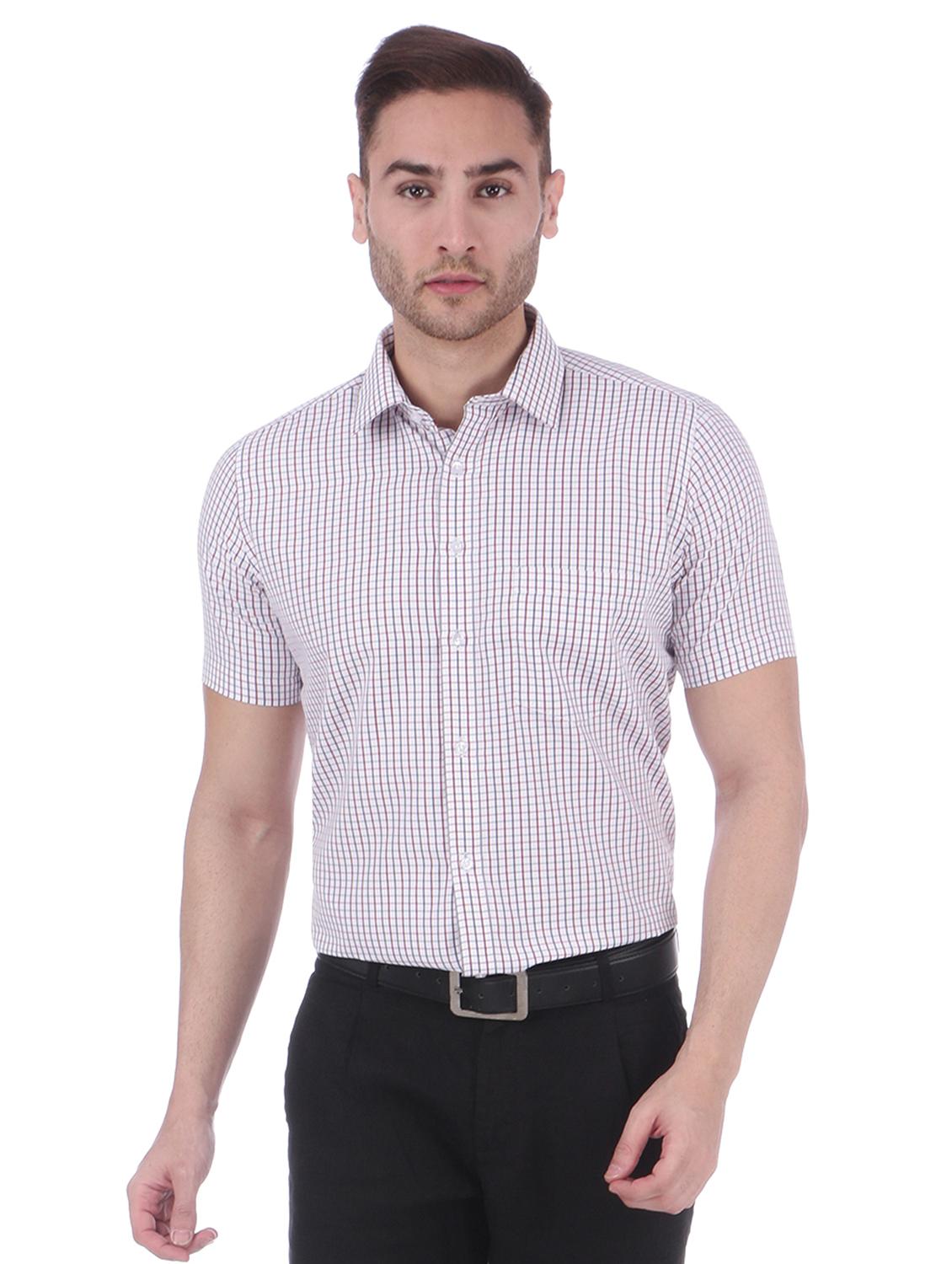 purple polyester blend formal shirt - 15999062 - Zoom Image - 5