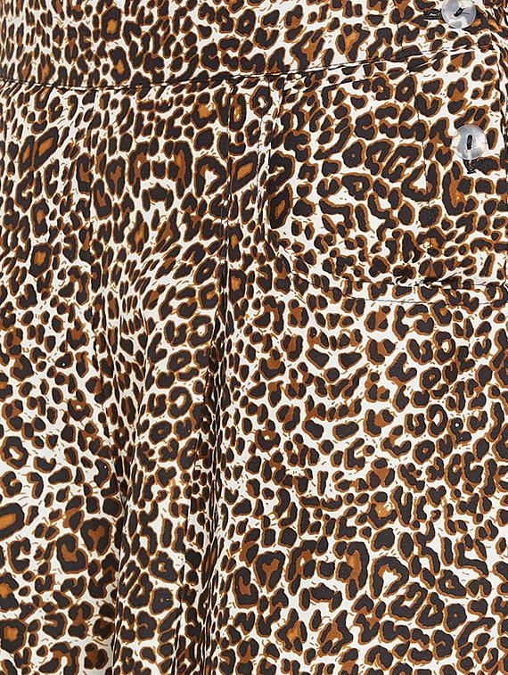 pocket detail animal print palazzo - 15999452 - Zoom Image - 5