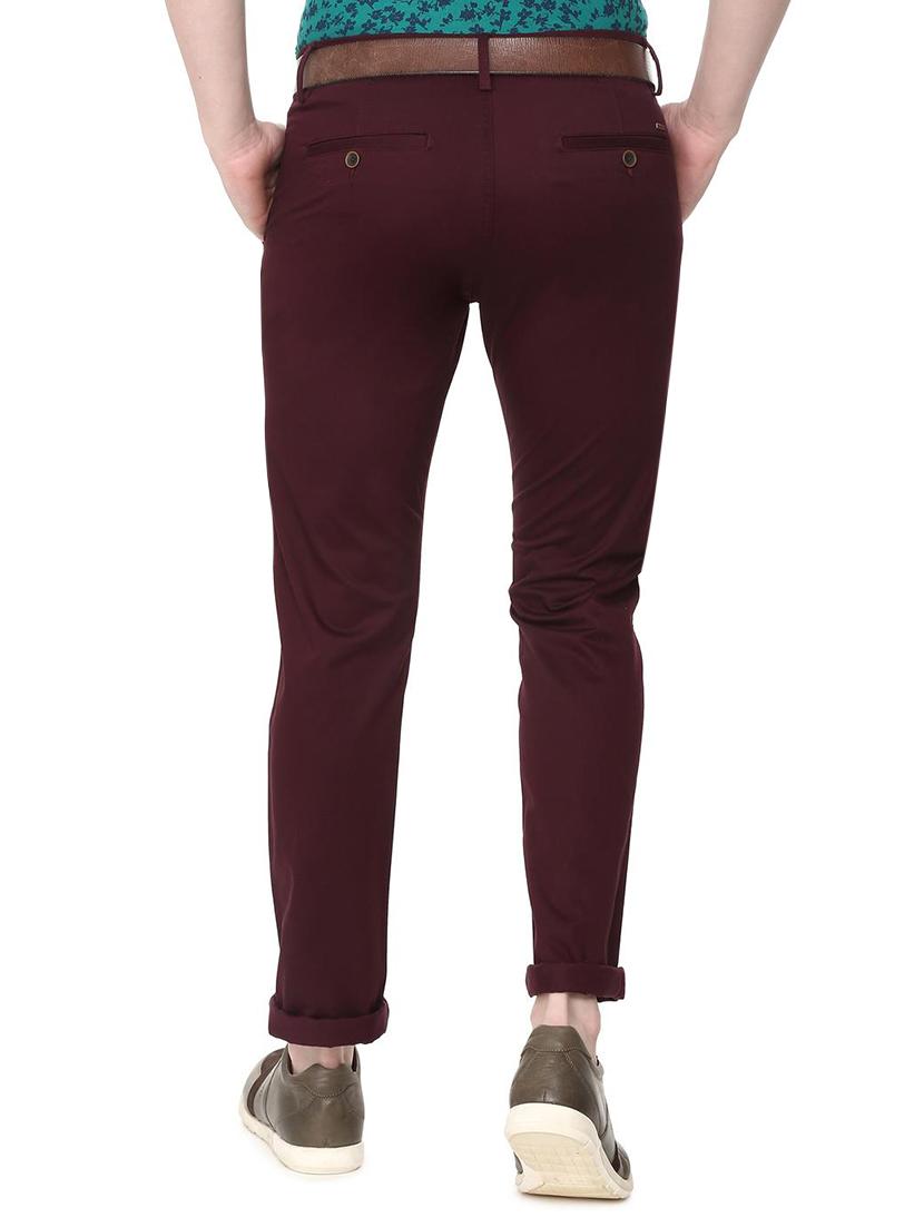 red cotton chinos - 16000843 - Zoom Image - 2