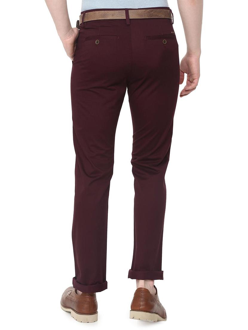 red cotton chinos - 16000844 - Zoom Image - 2