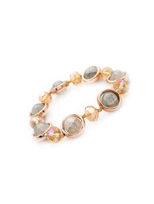 grey metal bangle bracelet - 16001630 - Standard Image - 2