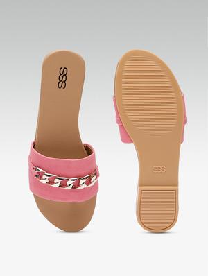 pink toe separator sandals - 16002092 - Standard Image - 5