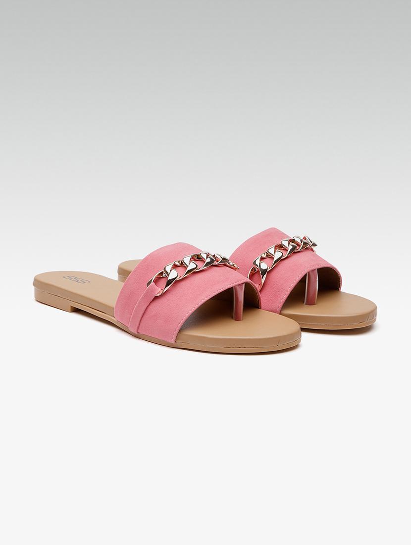 pink toe separator sandals - 16002092 - Zoom Image - 2