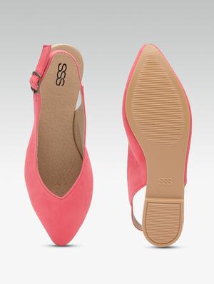 pink back strap sandals - 16002101 - Standard Image - 5
