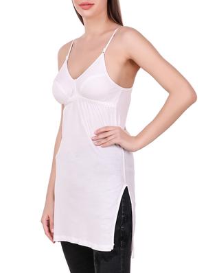 floral patch side slit camisole - 16003942 - Standard Image - 2