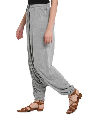 grey harem salwar - 16005136 - Standard Image - 2