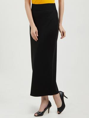 back slit pencil skirt - 16005562 - Standard Image - 2