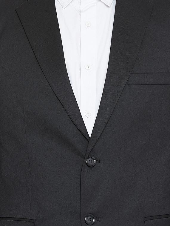 black polyester formal blazer - 16005926 - Zoom Image - 5