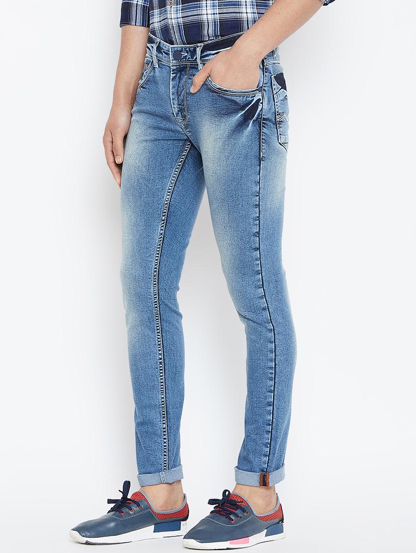 blue denim washed jeans - 16005965 - Zoom Image - 2