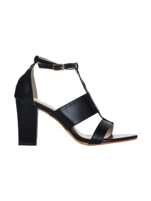 black ankle strap sandals - 16007356 - Standard Image - 2