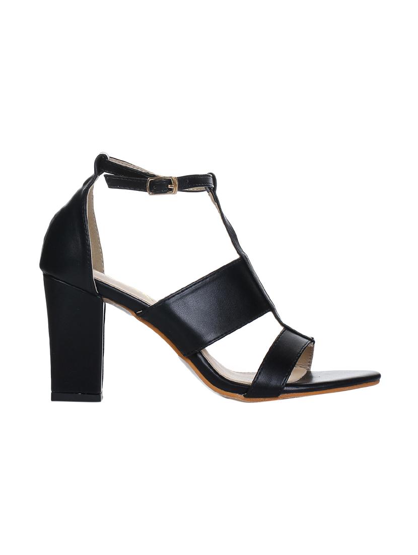 black ankle strap sandals - 16007356 - Zoom Image - 2