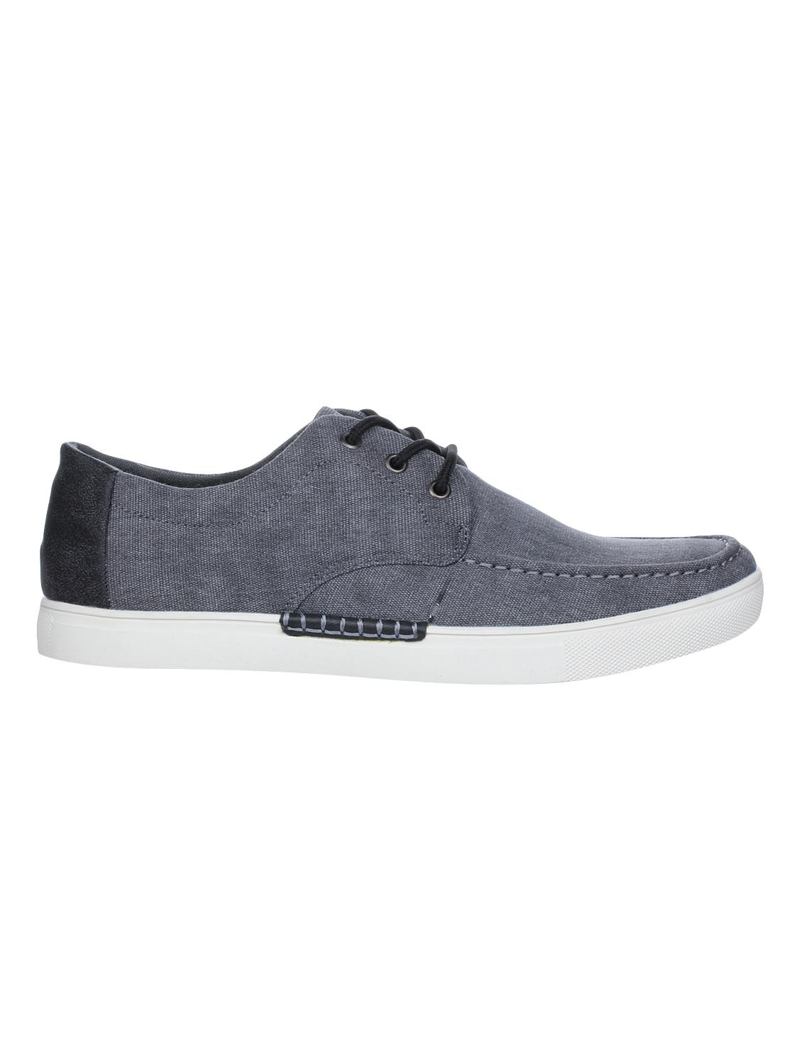 grey Canvas lace up sneakers - 16007905 - Zoom Image - 2