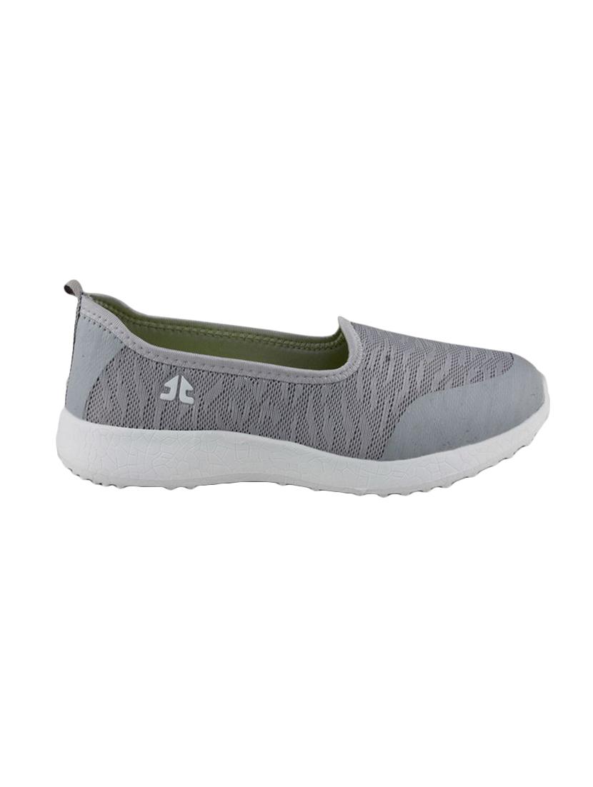 grey slip on casual shoes - 16008310 - Zoom Image - 2