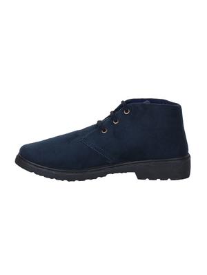 blue suede low ankle boots - 16008612 - Standard Image - 2