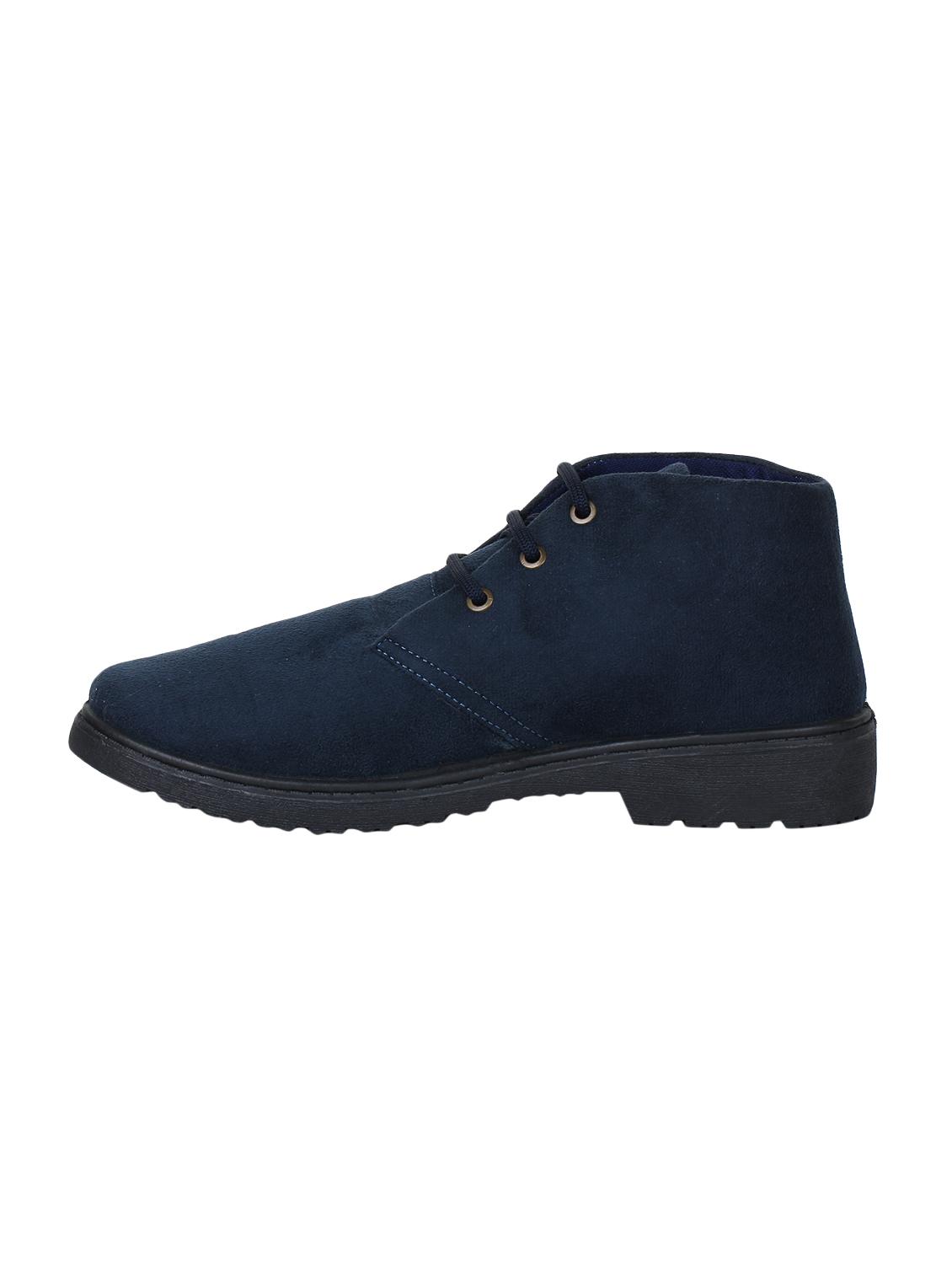 blue suede low ankle boots - 16008612 - Zoom Image - 2