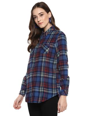 pocket patch checkered shirt - 16009111 - Standard Image - 2