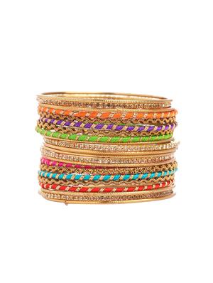 multi colored metal bangle - 16009314 - Standard Image - 2