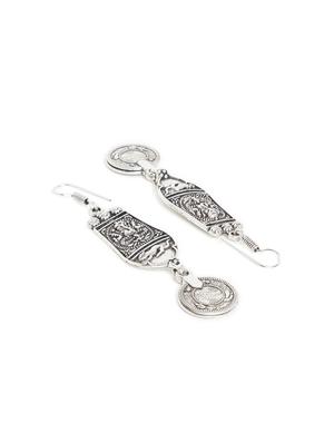 silver drop earring - 16009664 - Standard Image - 2