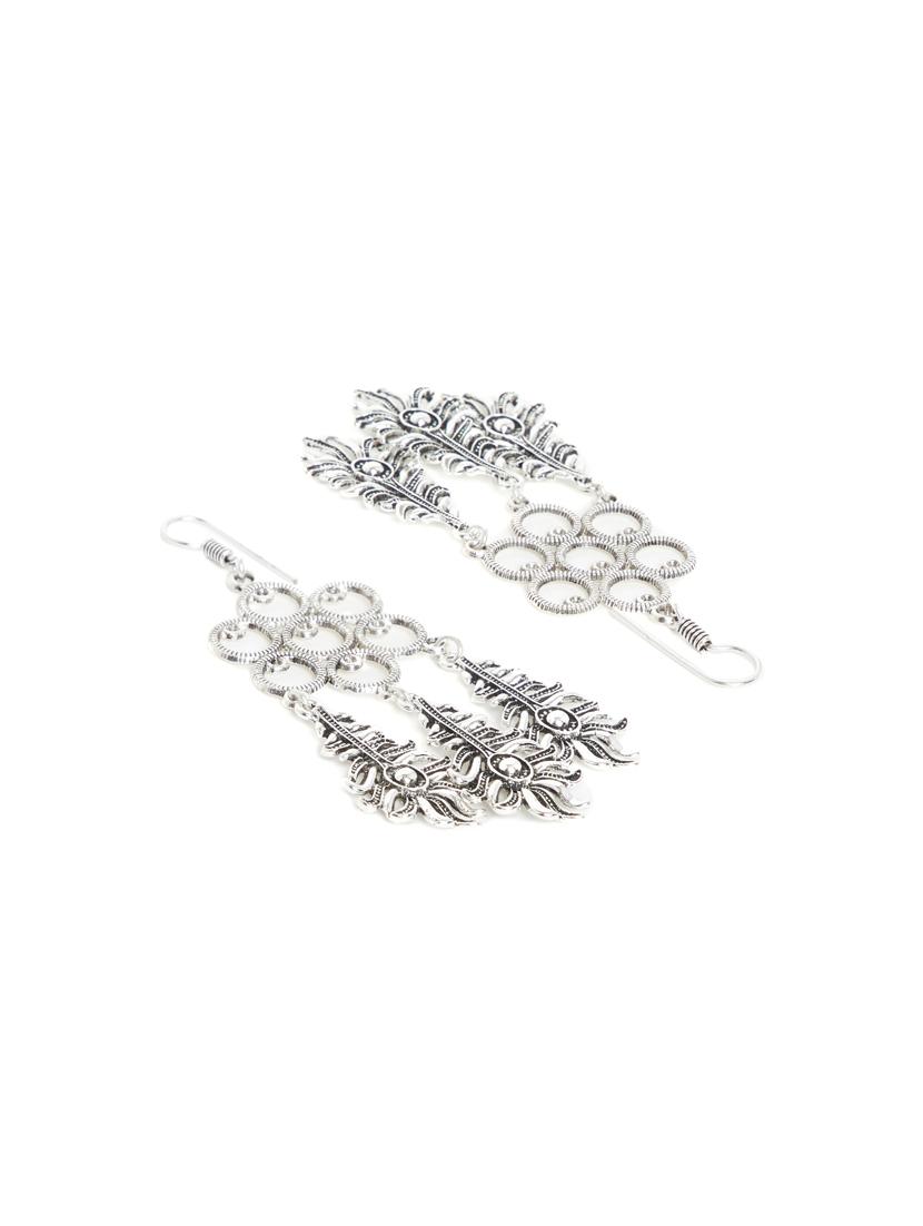 silver drop earring - 16009667 - Zoom Image - 2