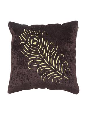 jacquard velvet cushion cover 16 inch x 16 inch (set of 5) - 16010740 - Standard Image - 2