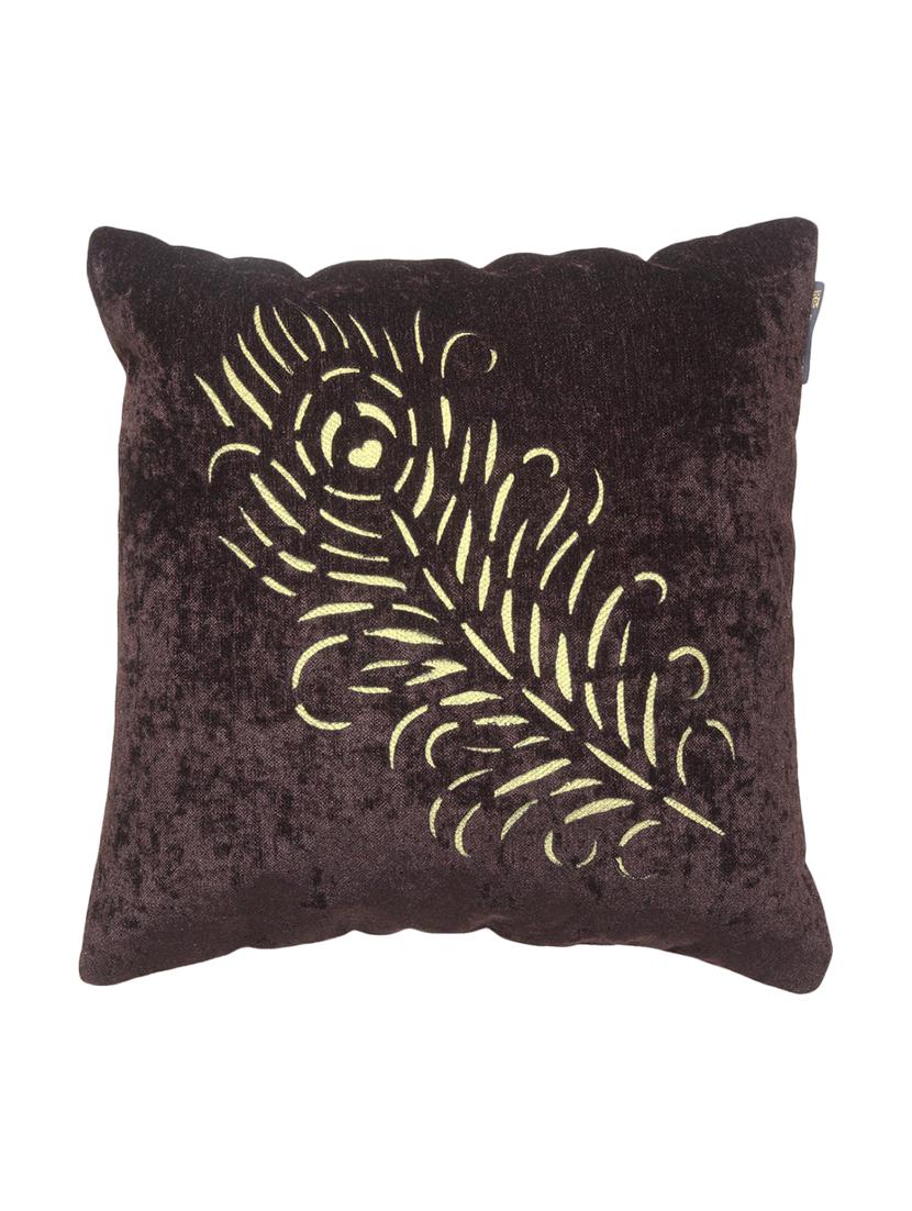 jacquard velvet cushion cover 16 inch x 16 inch (set of 5) - 16010740 - Zoom Image - 2