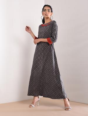 kaantha emroidered kurta with jacket - 16011116 - Standard Image - 2