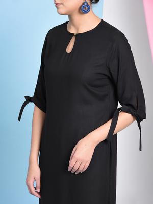Solid key hole kurta pant set - 16012145 - Standard Image - 5