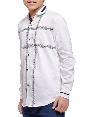 white polyester shirt - 16012205 - Standard Image - 2