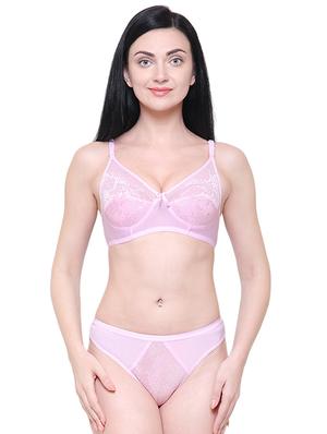 Set of 2 lace detail bra and panty set - 16012303 - Standard Image - 2