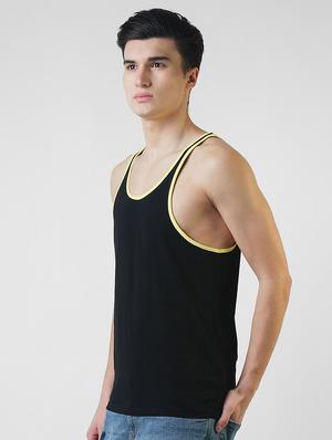 black plain vest - 16013705 - Standard Image - 2