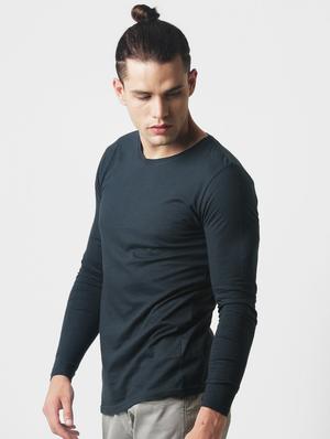 navy blue solid t-shirt - 16013707 - Standard Image - 2