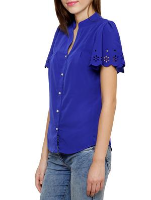 flutter sleeved cut work shirt - 16013849 - Standard Image - 2