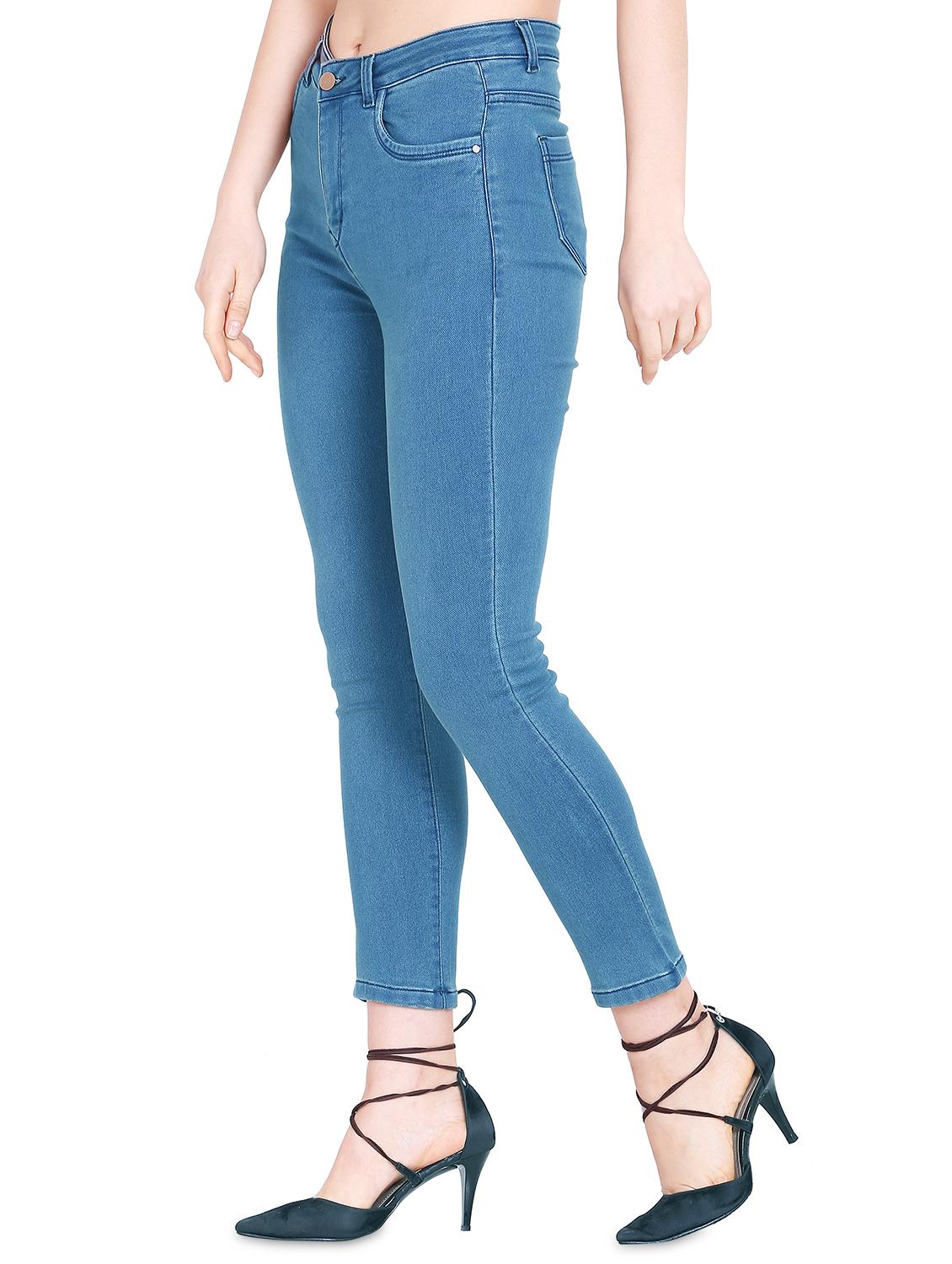 high rise skinny fit jeans - 16016348 - Zoom Image - 2