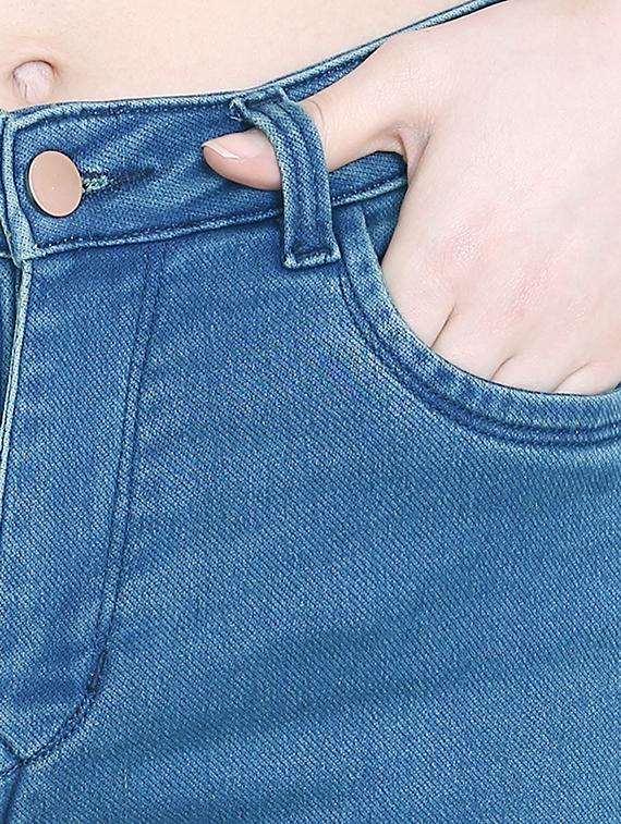 high rise skinny fit jeans - 16016348 - Zoom Image - 5