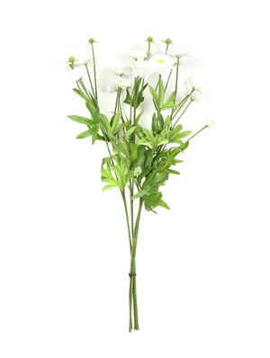 aapno rajasthan plastic white & green artificial flowers - 16016436 - Standard Image - 2